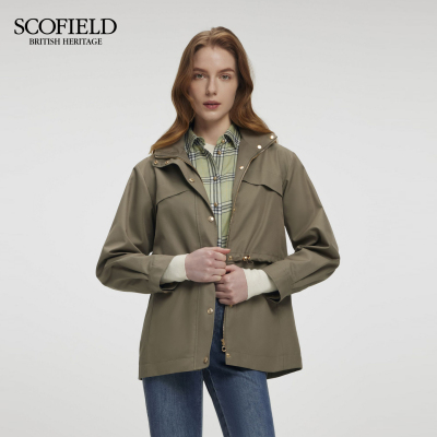 Scofield女装都市轻休闲风衣外套2025秋季新品