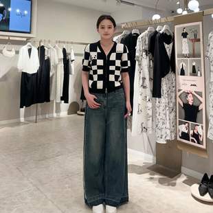 Eifini/伊芙丽女士时尚休闲牛仔裤裤子1F5252671G