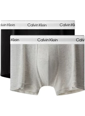 【摩登引力带】CK内衣25秋季男士两条装棉质防夹臀平角内裤
