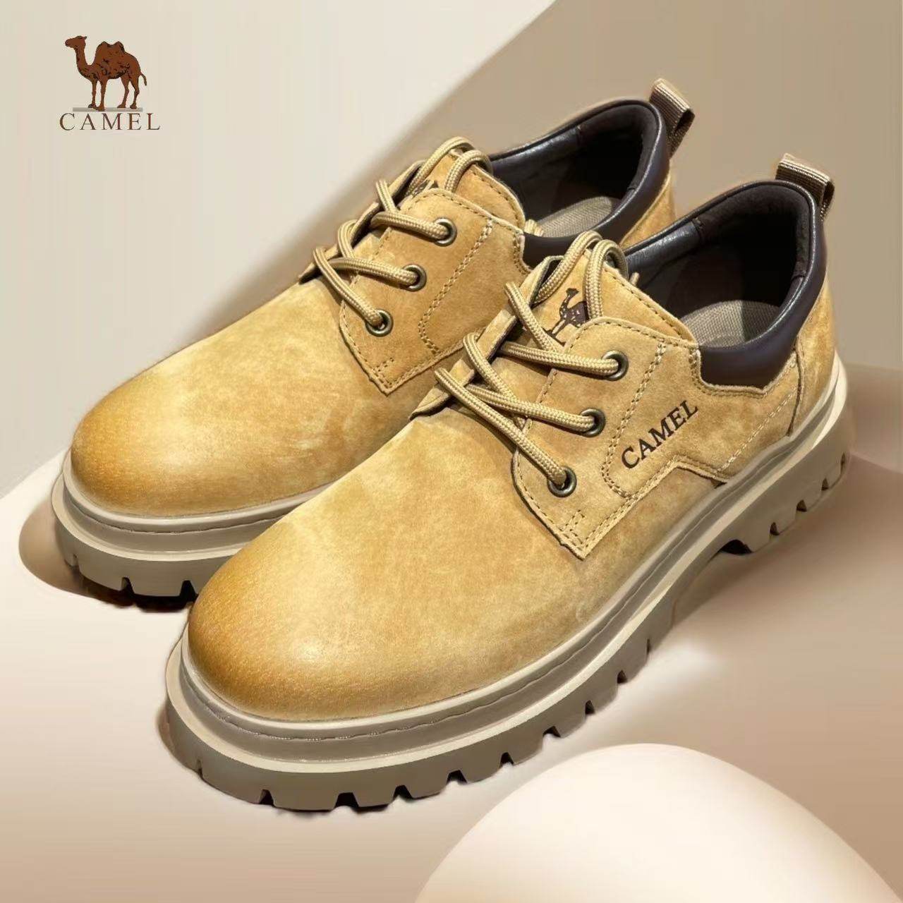 Camel/骆驼男款秋冬高帮马丁靴ZQ14A379705