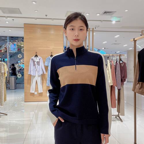 FEIZI菲姿女士时尚休闲针织衫F3F830