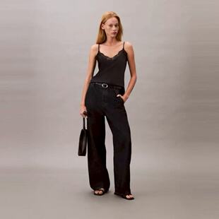 牛仔裤 香蕉裤 复古纯棉弯刀裤 47C796G Jeans25早秋女士美式