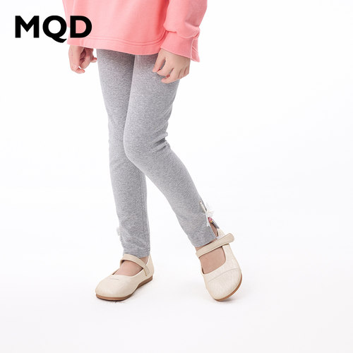 MQD女童春季柔软舒适休闲打底针织长裤235141701