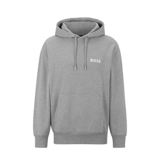 HUGO BOSS/雨果博斯  印花连帽套头长袖卫衣 男款灰色50472985