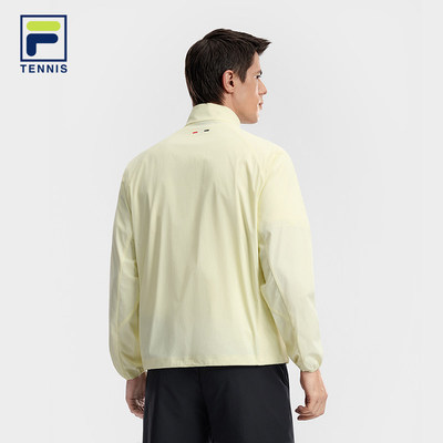 FILA 斐乐男子梭织上衣2026夏新宽松立领上衣A11M623201F