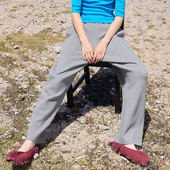 JNBY 5P9E12330 直筒裤 江南布衣 休闲裤