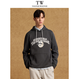 TeenieWeenie2024秋复古字母连帽卫衣TNMH244TE1K