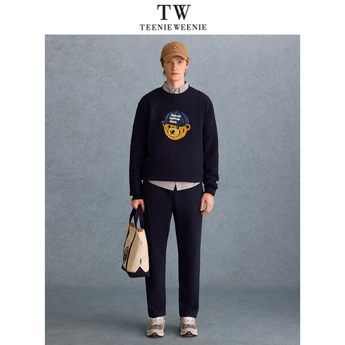 TeenieWeenie2025年春圆领学院风卫衣TNMW2511E2K