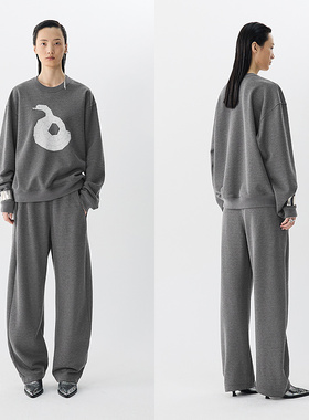 JNBY/江南布衣25春休闲裤宽松通勤长裤5P1E14720