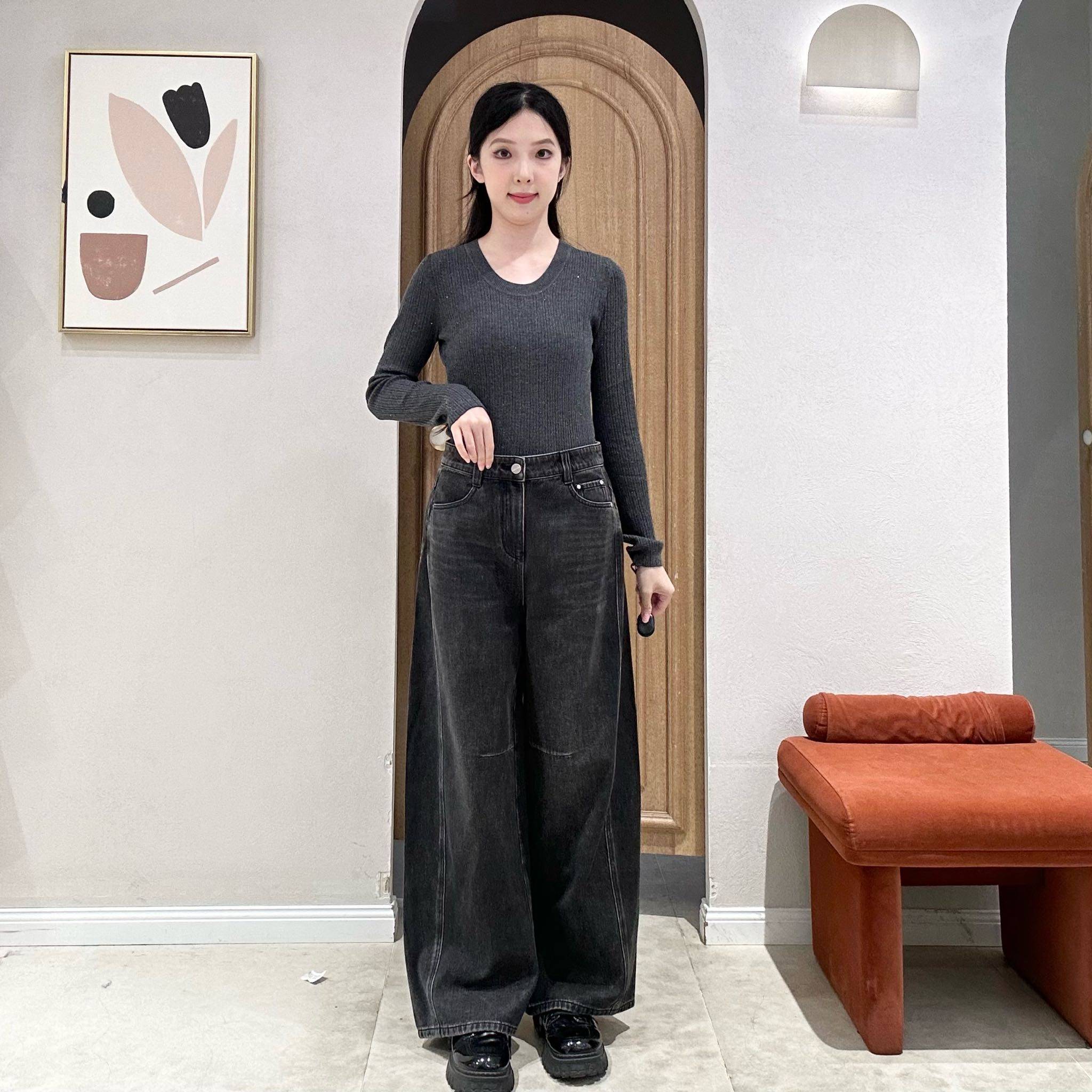 伊芙丽女士休闲时尚裤子1GA250913 - 银泰百货官方店出品