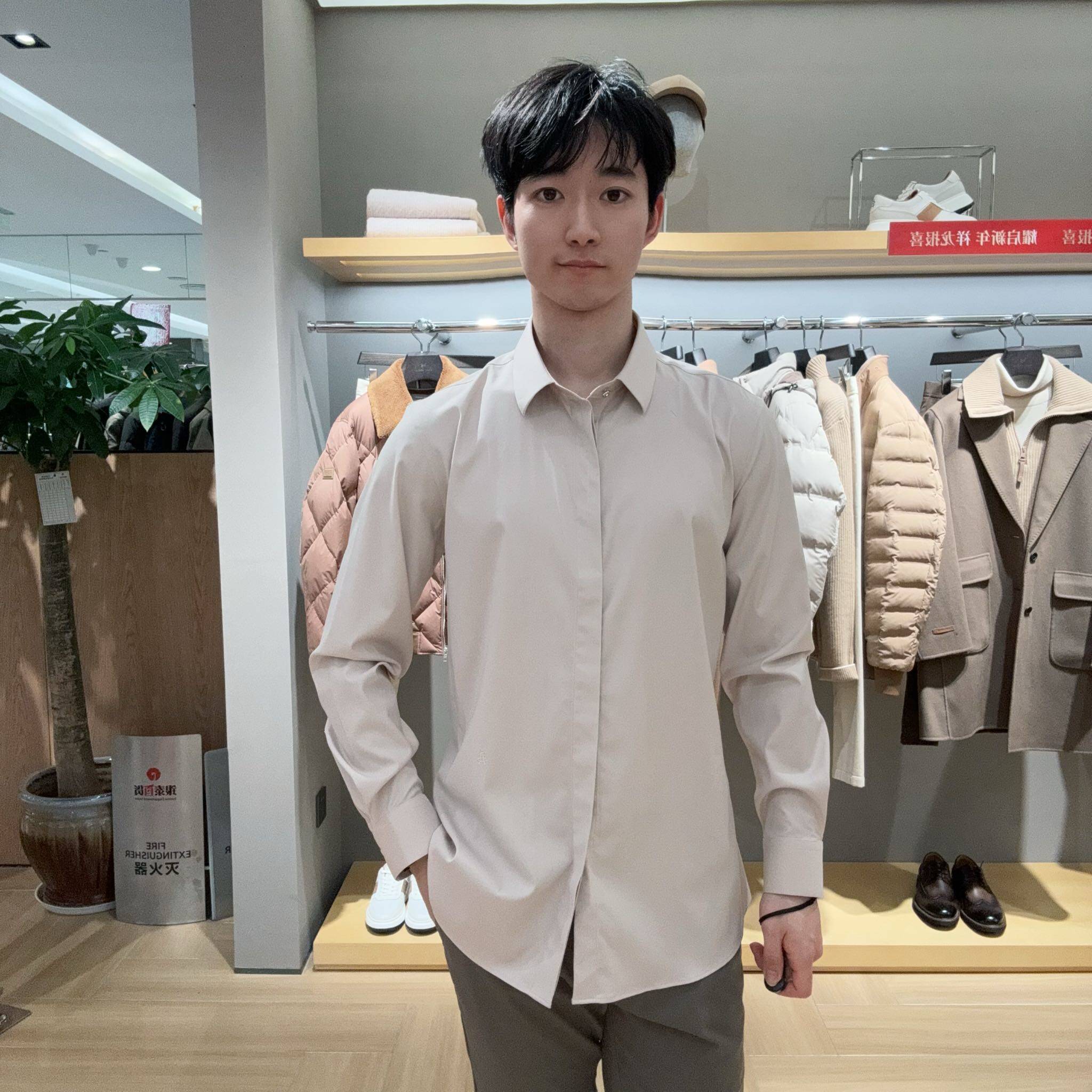 报喜鸟 男士简约时尚衬衫EBC241220S111