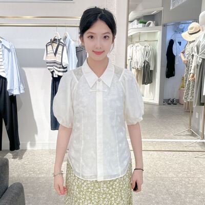 SEIFINI/诗凡黎女士时尚简约短袖衬衫衬衣3F5721401