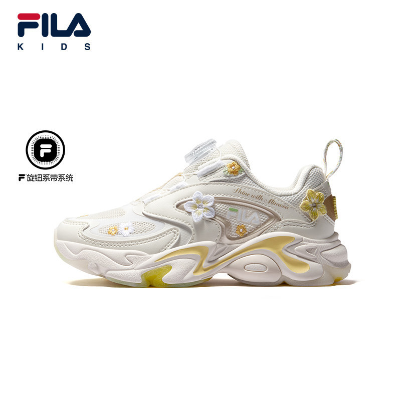 FILA KIDS斐乐童鞋儿童跑步鞋2026夏季新款复古运动鞋K15G621110
