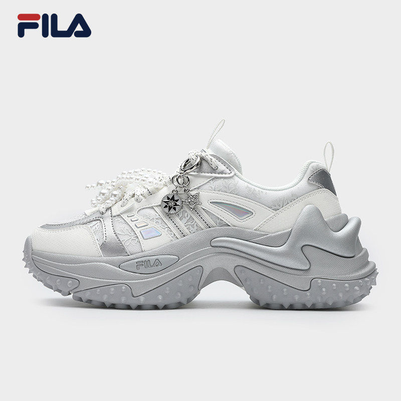 FILA 斐乐官方鱼刺鞋女鞋2026新款休闲鞋厚底运动鞋F12W622192F