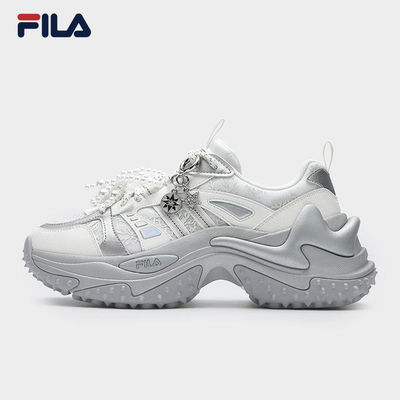 FILA 斐乐官方鱼刺鞋女鞋2026新款休闲鞋厚底运动鞋F12W622192F