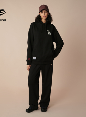 New Era纽亦华2025秋季款MLB休闲直筒长裤复古男女阔腿14726632