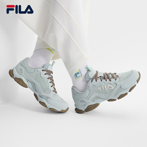 FILA 斐乐女鞋猫爪6薄底老爹鞋夏鞋休闲鞋德训鞋F12W521107F
