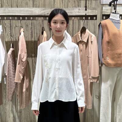 LANAFAY啦娜菲女士时尚简约衬衫L4C535