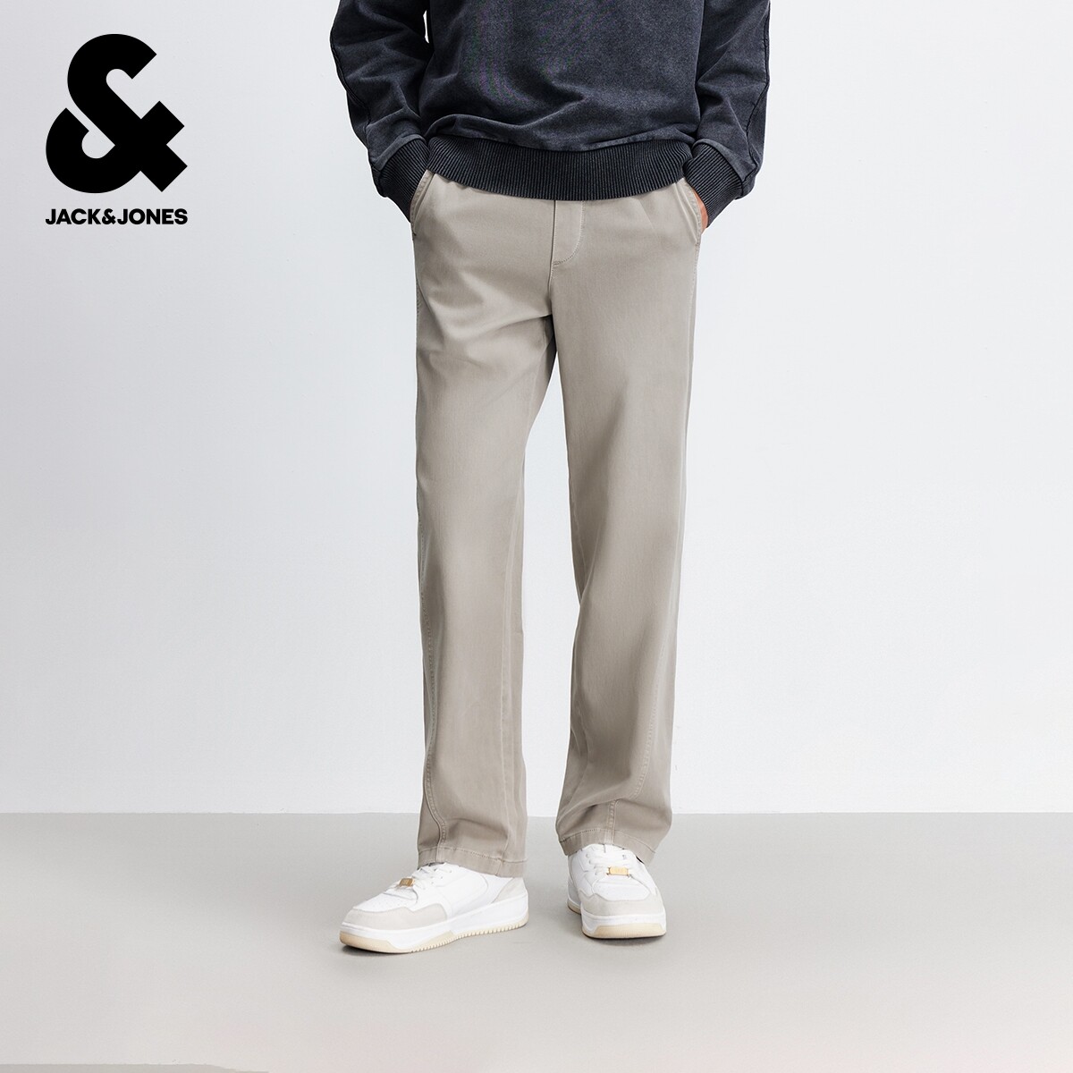 杰克琼斯男装休闲裤简约长裤裤子
