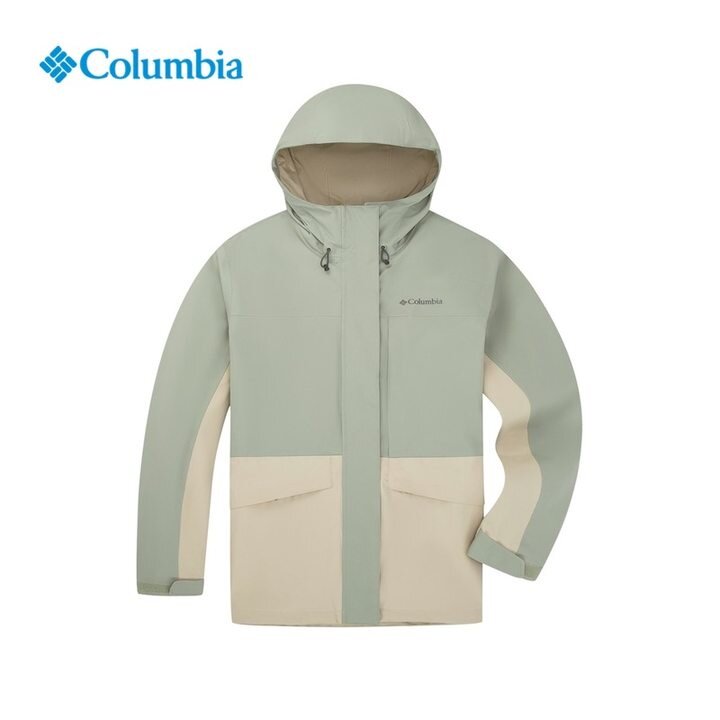 Columbia哥伦比亚户外上衣女银点抓绒内胆三合一防水外套XR4388
