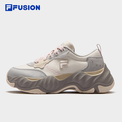 FILA FUSION斐乐潮牌女鞋海星鞋2025夏季增高休闲鞋子T12W521014A