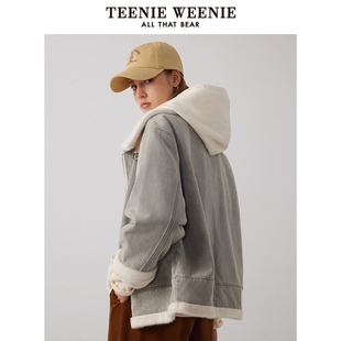 TeenieWeenie小熊 牛仔外套上衣TTJE244T01P