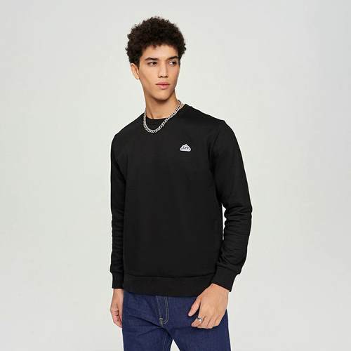 Lee23秋冬标准版圆领套头logo男长袖卫衣LMT006775201764K11000