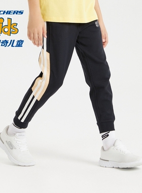 斯凯奇男孩男童宽松长裤针织长裤L224B041