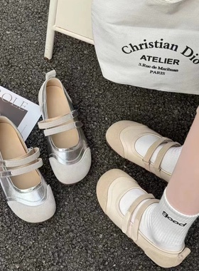 珂卡芙2024新款浅口魔术贴单鞋软底休闲鞋1431A0761