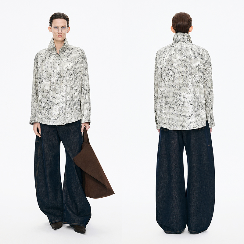 JNBY/江南布衣 时尚格纹衬衫 5P7212850