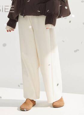 本涩女士简约时尚休闲裤E18612C01