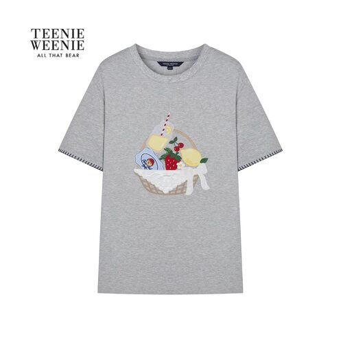 Teenie Weenie小熊女士时尚休闲T恤TTRW2665C2K