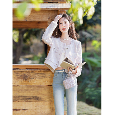 谜秀春季流苏小香风外套MXE13W0733