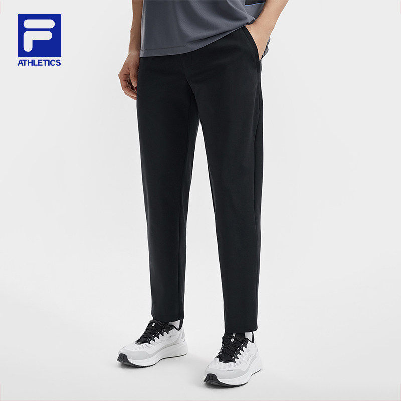 FILA 斐乐官方男士针织长裤2026夏新款运动裤直口裤A11M621616F