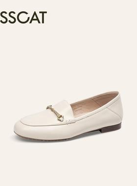 KISSCAT接吻猫舒适通勤平跟深口单鞋女鞋KA65135-50