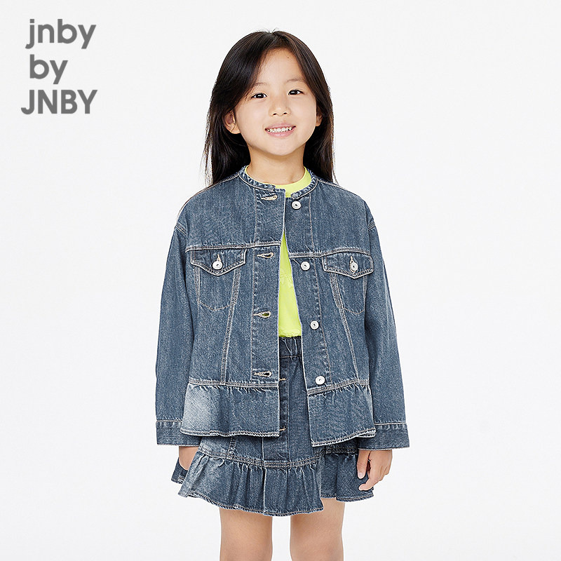 江南布衣童装宽松 牛仔夹克 女童jnbybyjnby1P2611280