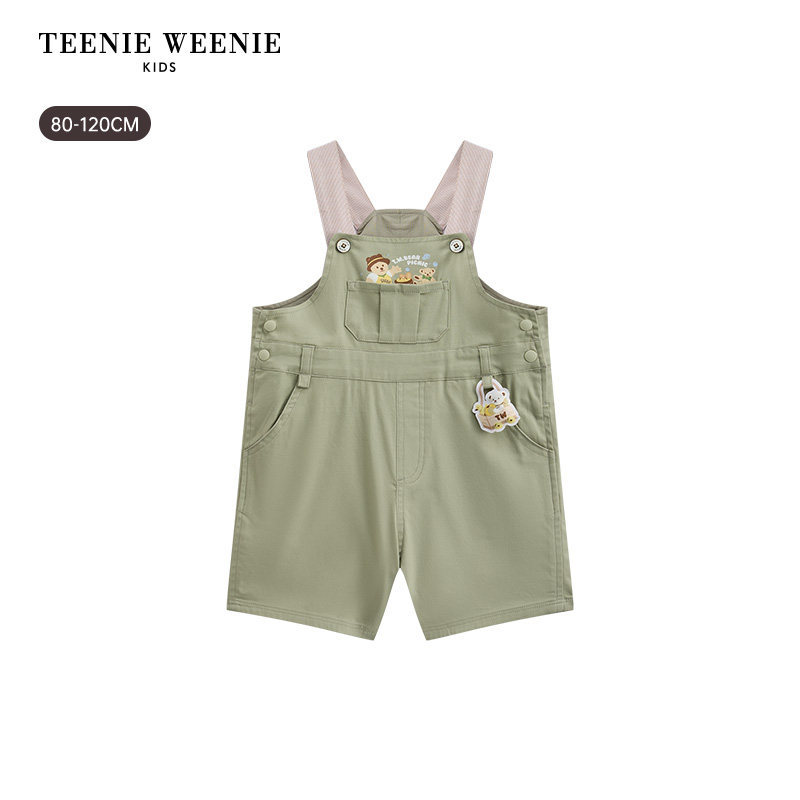 TeenieWeenie Kids小熊童装 男宝宝休闲可爱 背带短裤