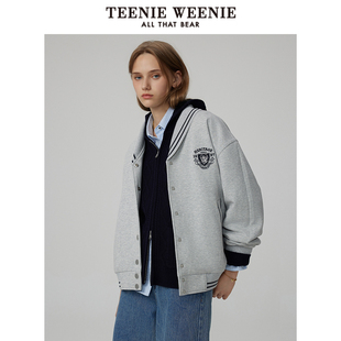 TeenieWeenie小熊 v领卫衣开衫外套 时尚女上衣