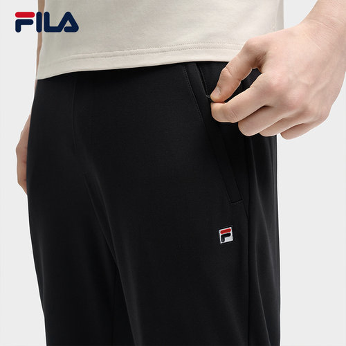 FILA 斐乐男士针织长裤2026夏季时尚简约基础直口裤F61M628699A