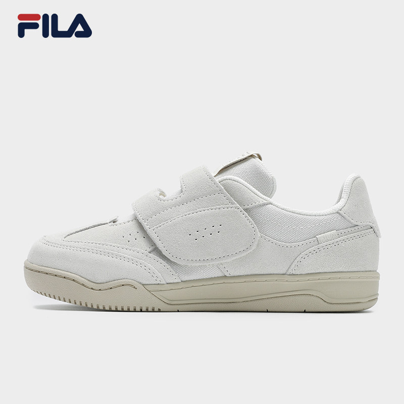 FILA 斐乐女子复古板鞋春贴贴鞋薄底德训鞋复古T头鞋F12W512228F