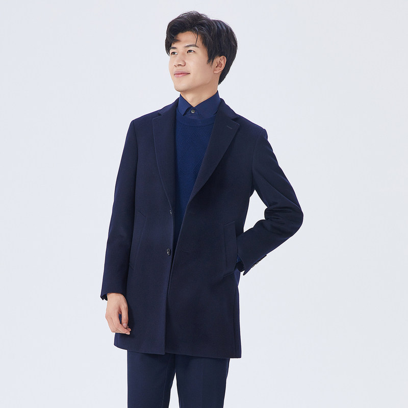 Youngor/雅戈尔男士大衣秋冬休闲大衣外套YYSY077066FXA