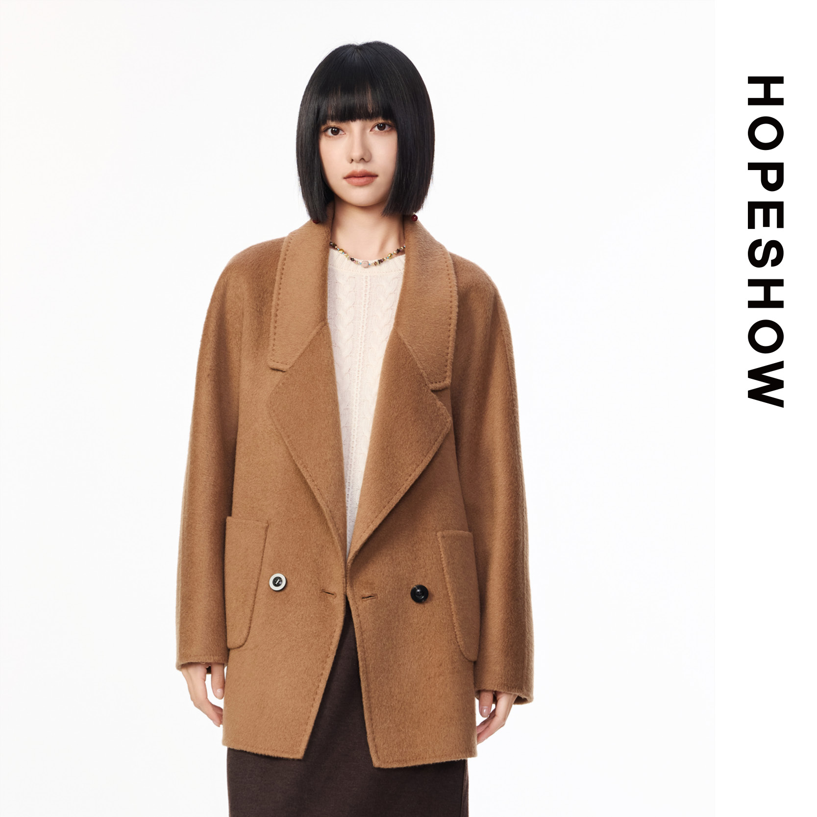 HOPESHOW/红袖大衣89424370801