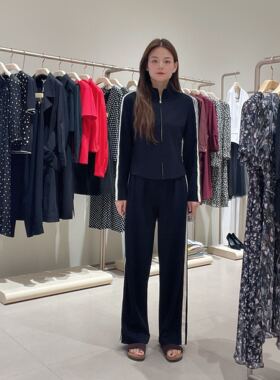 玖姿女士简约休闲长裤JWEQ11004