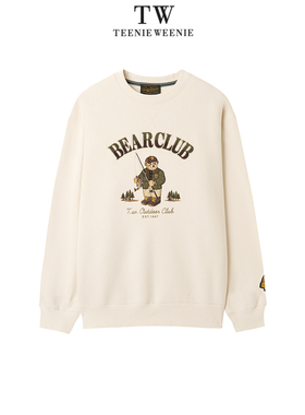 Teenie Weenie2025冬日系宽松圆领卫衣TNMW254V02K