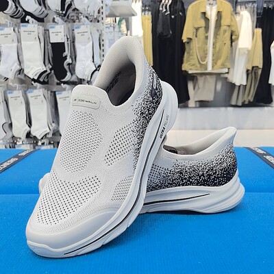 斯凯奇男士休闲舒适健步鞋216784-WNV