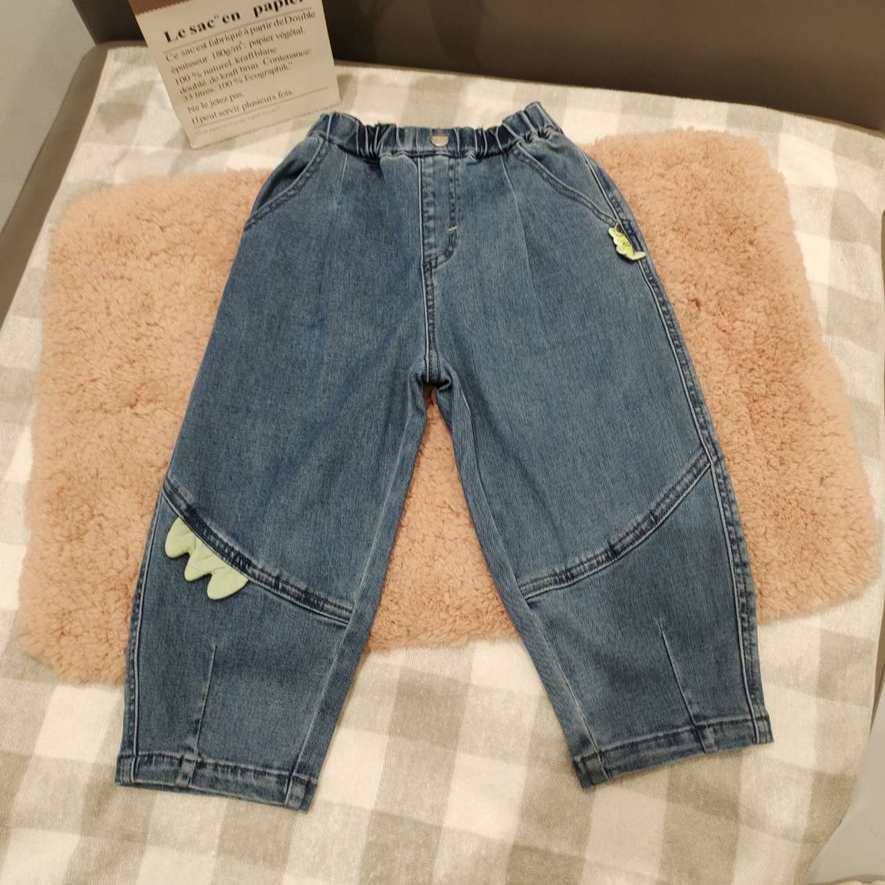 巴拉巴拉童装男童牛仔裤儿童长裤2024秋装萝卜裤201324108101