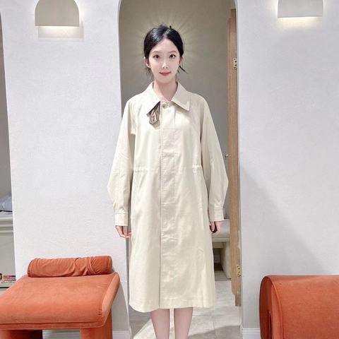 伊芙丽女士简约时尚风衣1998360662