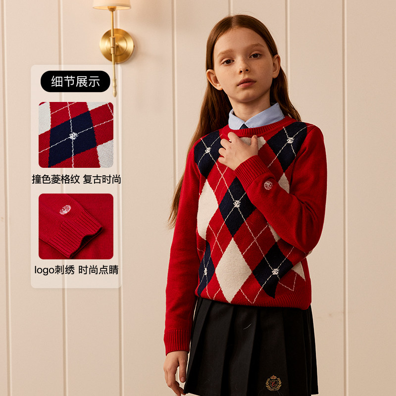 E LAND KIDS童装儿童上衣EKKWF1112E