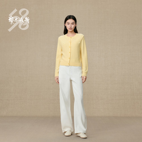 鄂尔多斯1980女士温柔时尚开衫C256D1022