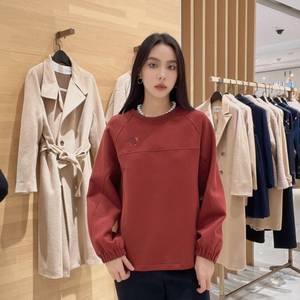 菲姿 女士收口简约套头卫衣F2F533